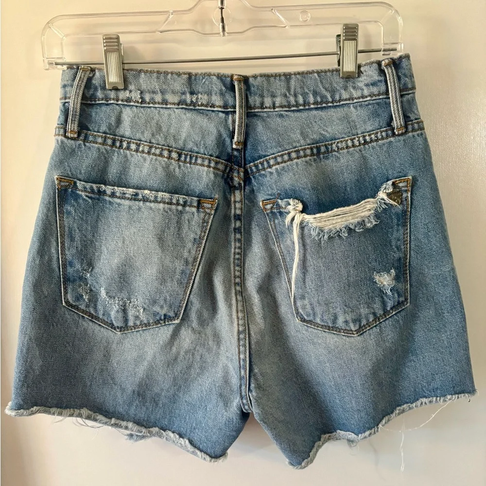 Black Orchid High Rise Frayed Denim Shorts Women’s size 27 - Picture 3 of 7